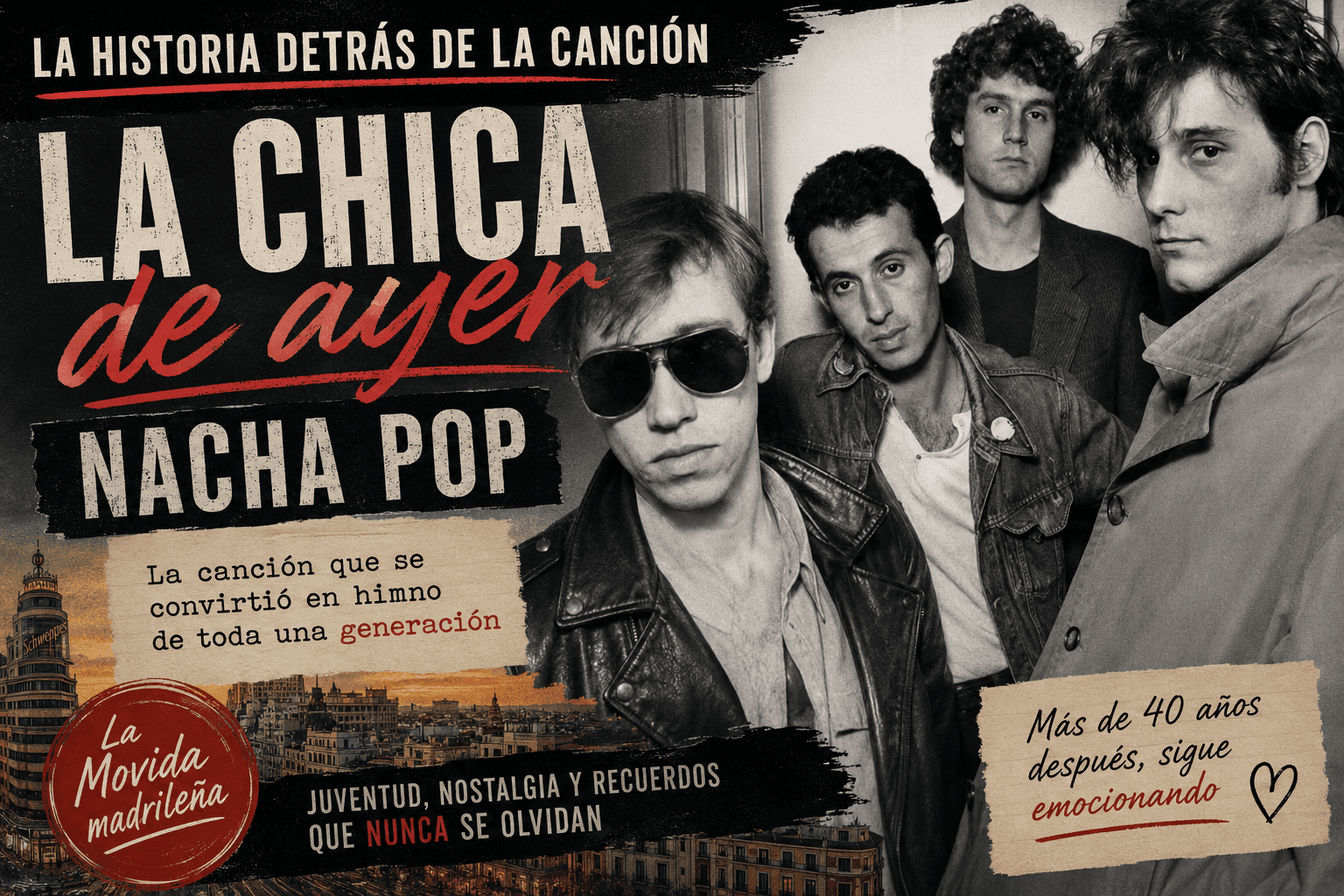 🎵 La historia detrás de “La chica de ayer” – Nacha Pop
