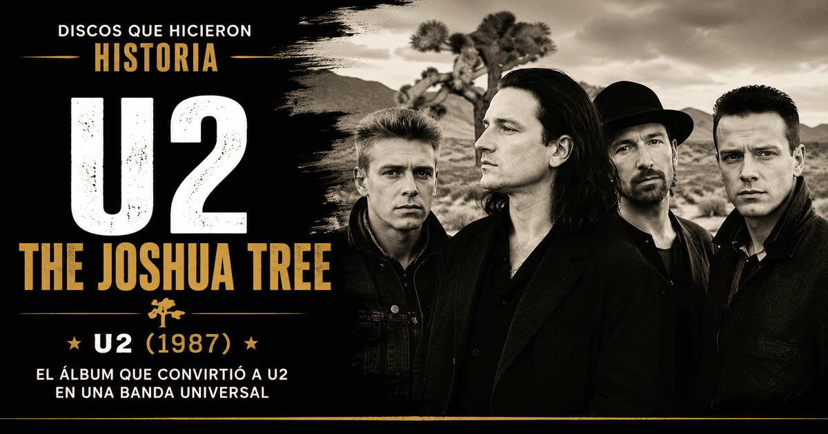 The Joshua Tree — U2 (1987) El álbum que convirtió a U2 en una banda universal