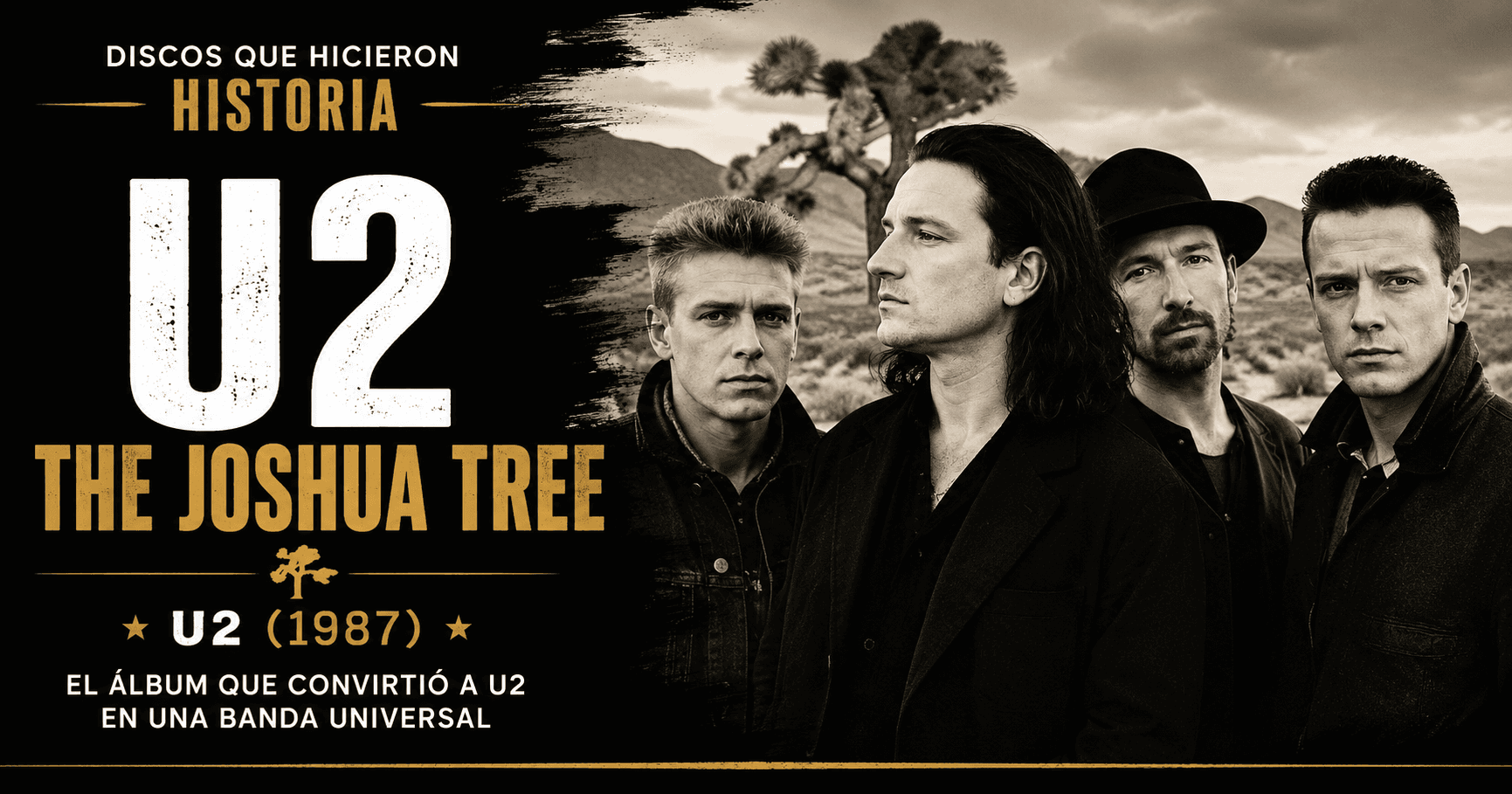 The Joshua Tree — U2 (1987) El álbum que convirtió a U2 en una banda universal