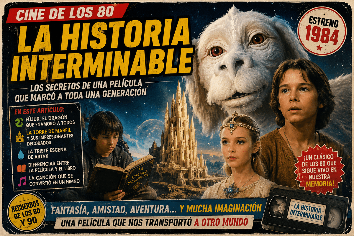 🎬 LA HISTORIA INTERMINABLE: LOS SECRETOS DE UNA PELÍCULA QUE MARCÓ LOS AÑOS 80
