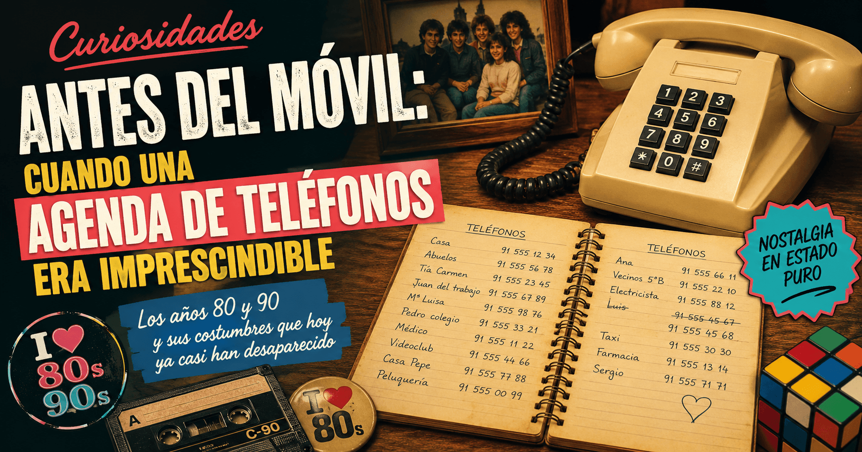 ☎️ Antes del móvil: cuando una agenda de teléfonos era imprescindible