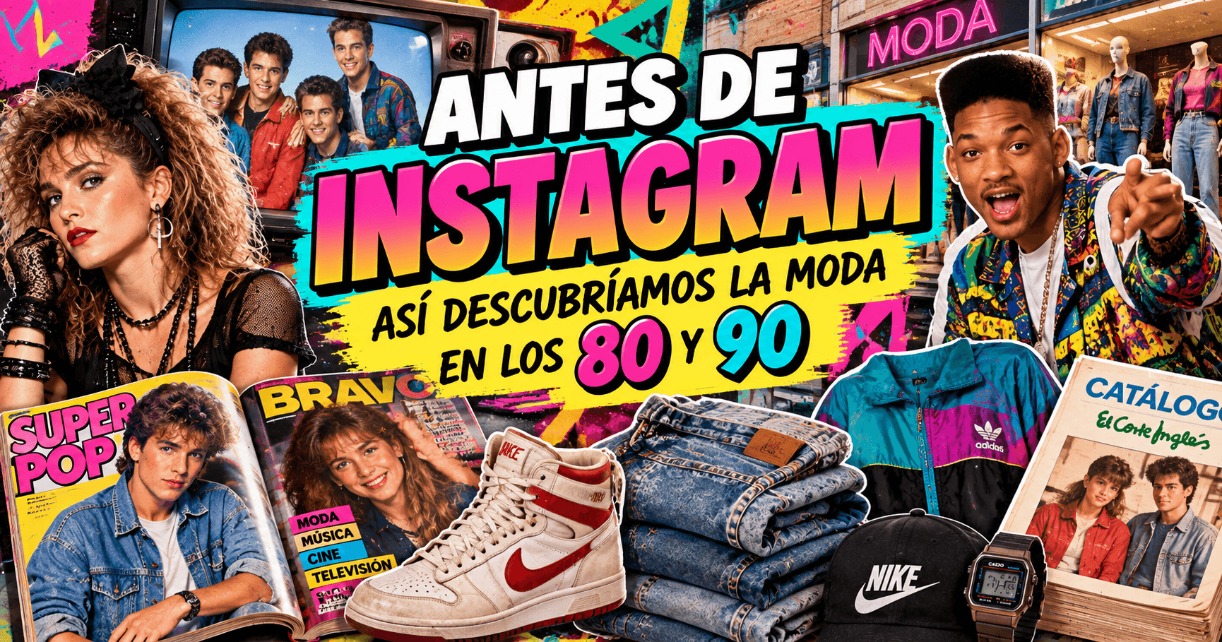 📺 Antes de Instagram: así descubríamos la moda en los años 80 y 90