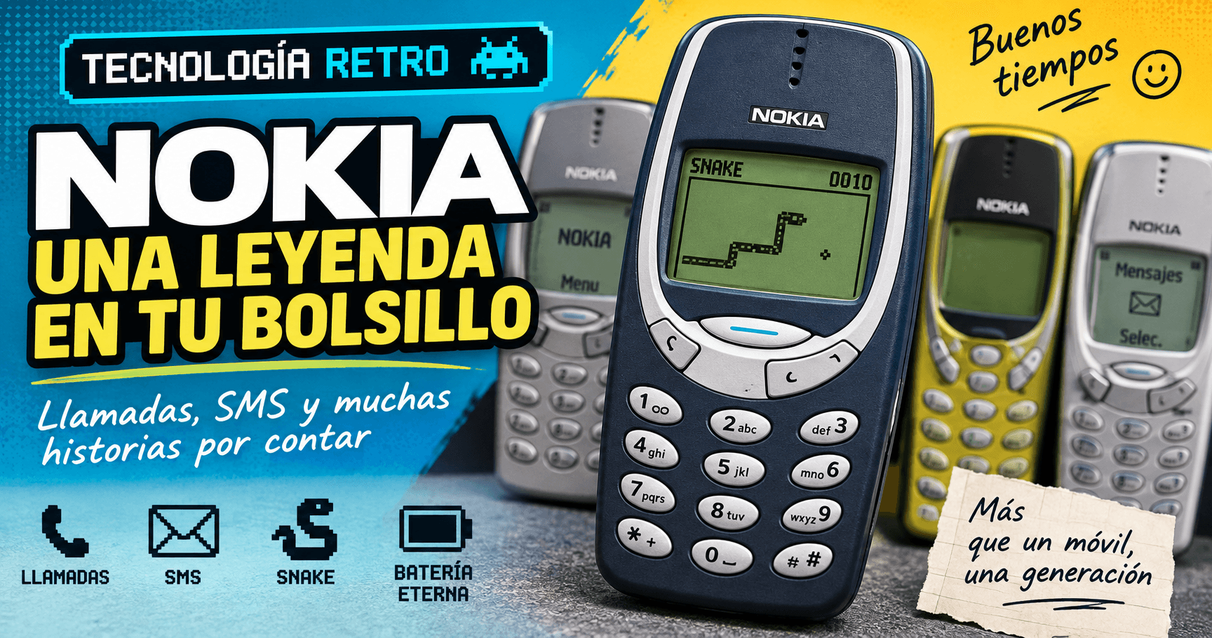 📟 Cuando los móviles eran realmente móviles: la época de los Nokia