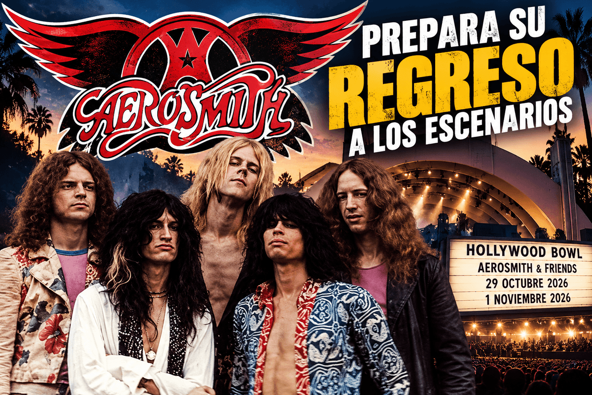 Aerosmith prepara su regreso a los escenarios y apunta al Hollywood Bowl