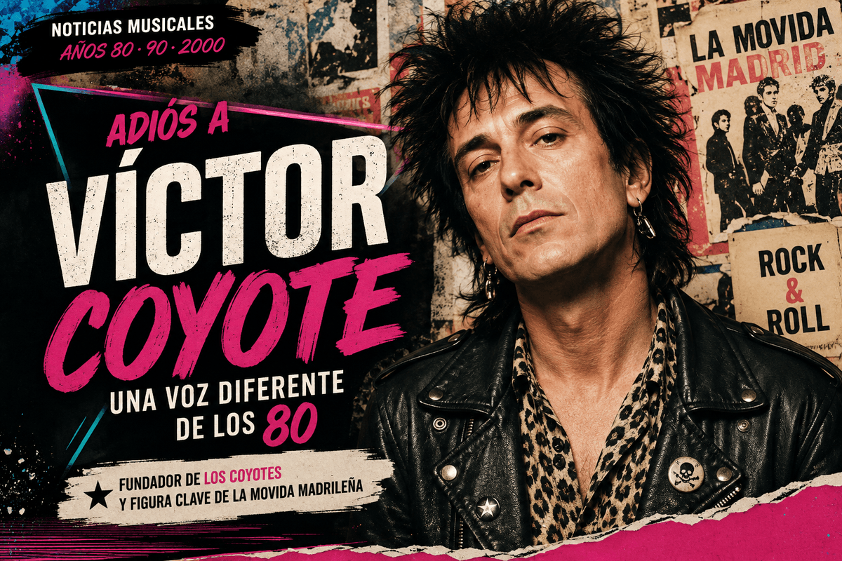 Muere Víctor Coyote, una de las figuras más singulares de la música española de los 80