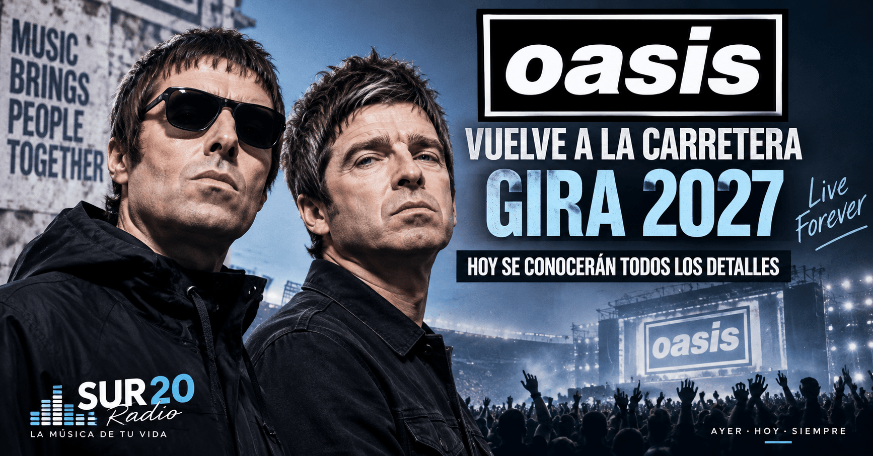 Oasis prepara el anuncio de su gira de 2027: la banda vuelve a poner en vilo a sus seguidores