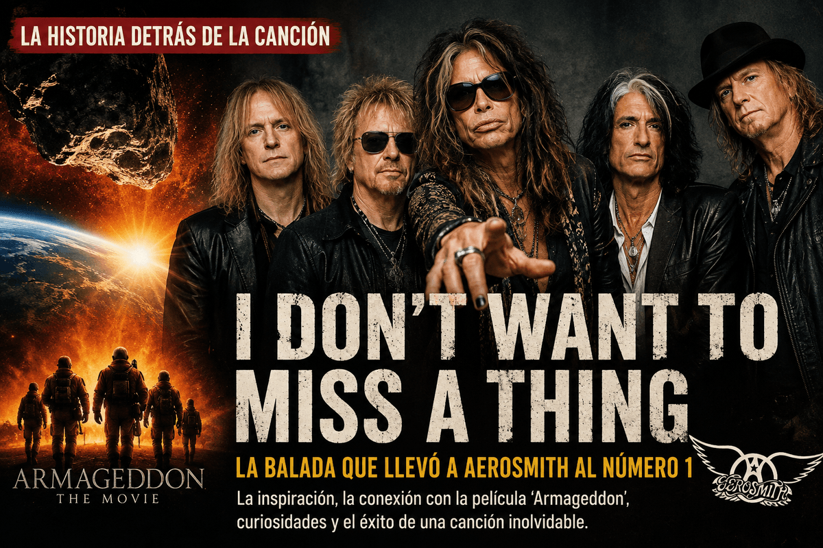 La historia detrás de “I Don’t Want to Miss a Thing”: la balada que llevó a Aerosmith al número 1