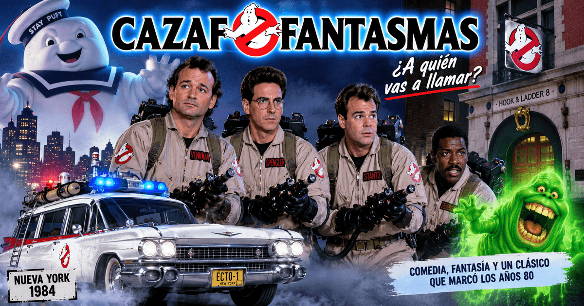 👻 Cazafantasmas: el clásico que convirtió lo paranormal en un fenómeno mundial