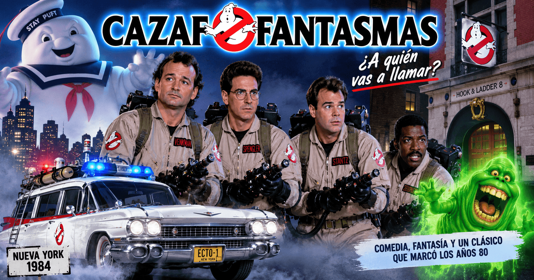 👻 Cazafantasmas: el clásico que convirtió lo paranormal en un fenómeno mundial