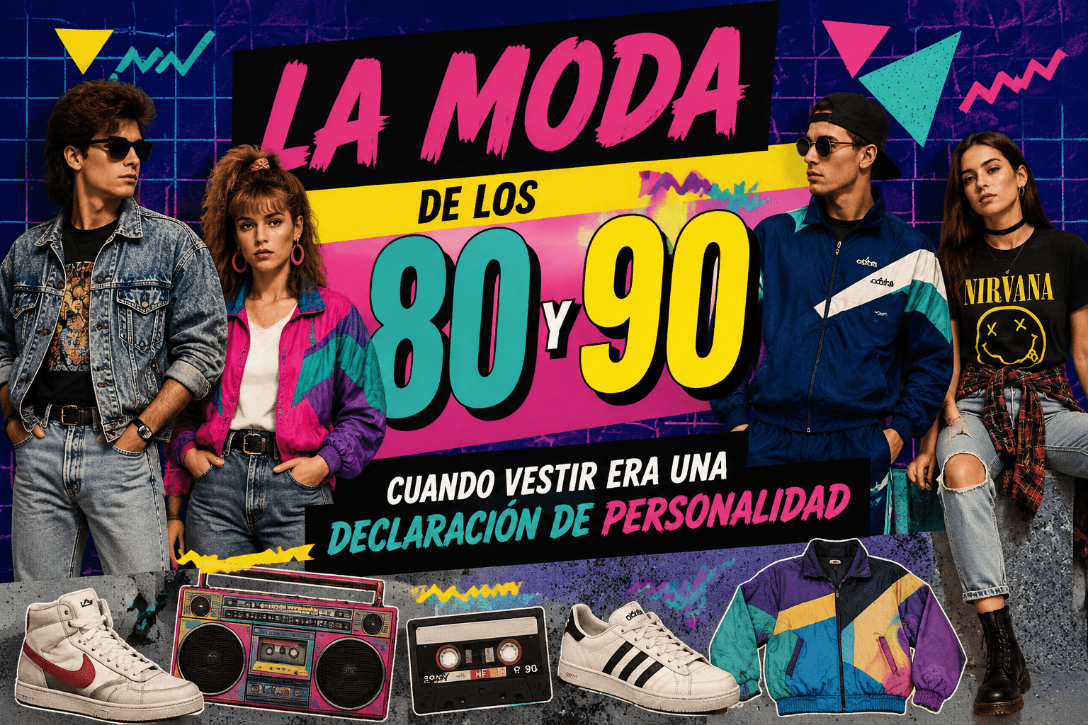 La moda de los años 80 y 90: cuando vestirse era una declaración de personalidad