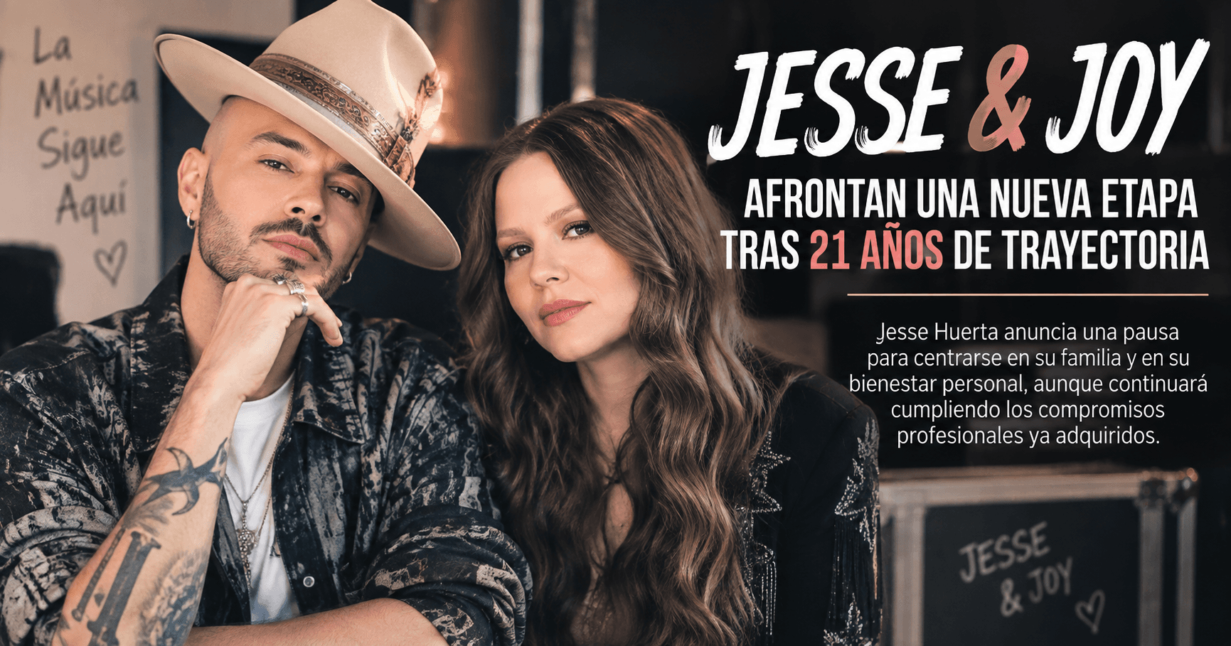 Jesse & Joy afrontan una nueva etapa tras 21 años de trayectoria