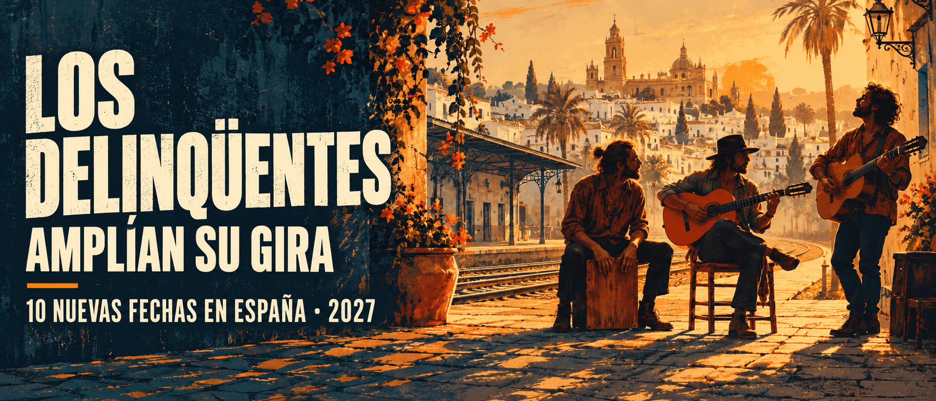 Los Delinqüentes amplían su gira de regreso con diez conciertos en España