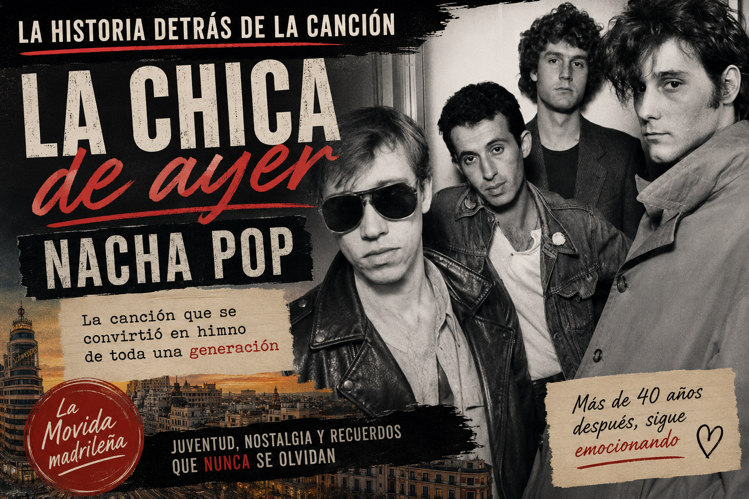 🎵 La historia detrás de “La chica de ayer” – Nacha Pop