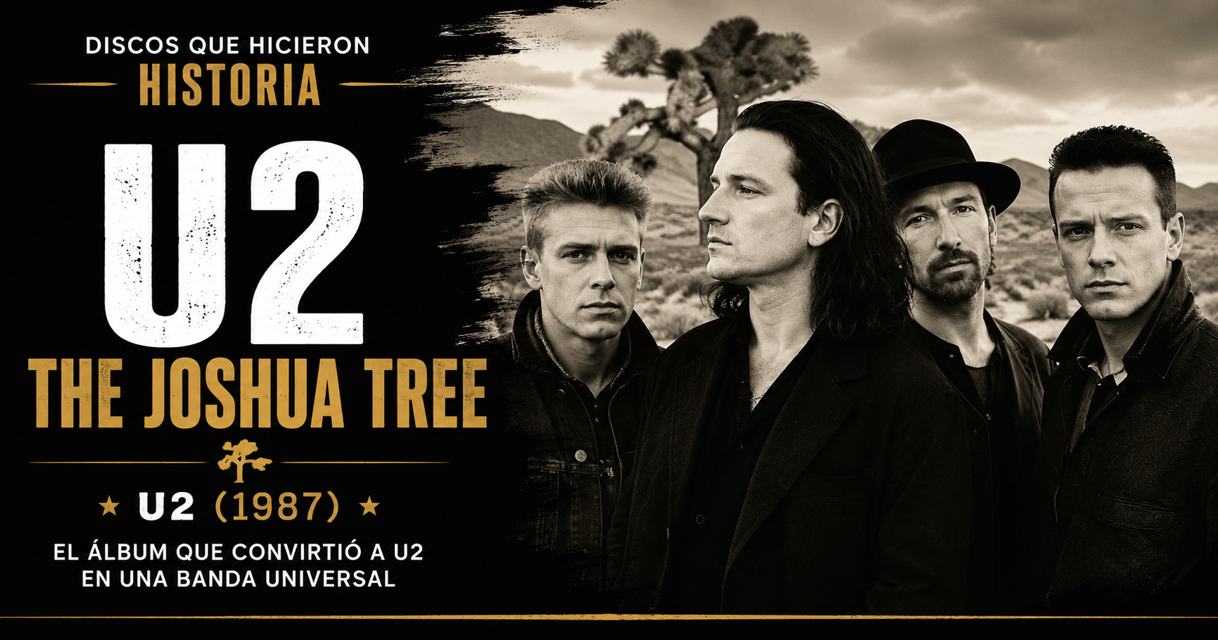 The Joshua Tree — U2 (1987) El álbum que convirtió a U2 en una banda universal